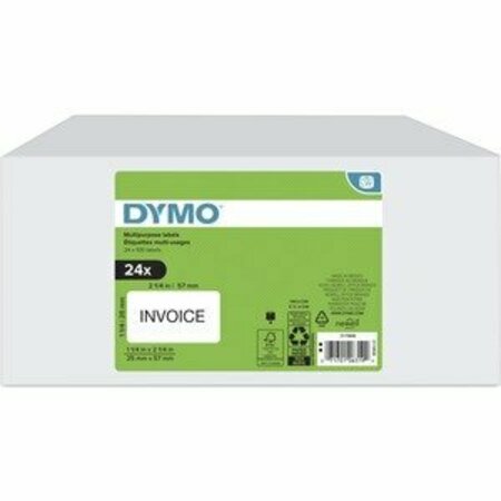 DYMO Label, Lw, 2.25 InchX1.25 Inch, Mult DYM2173846